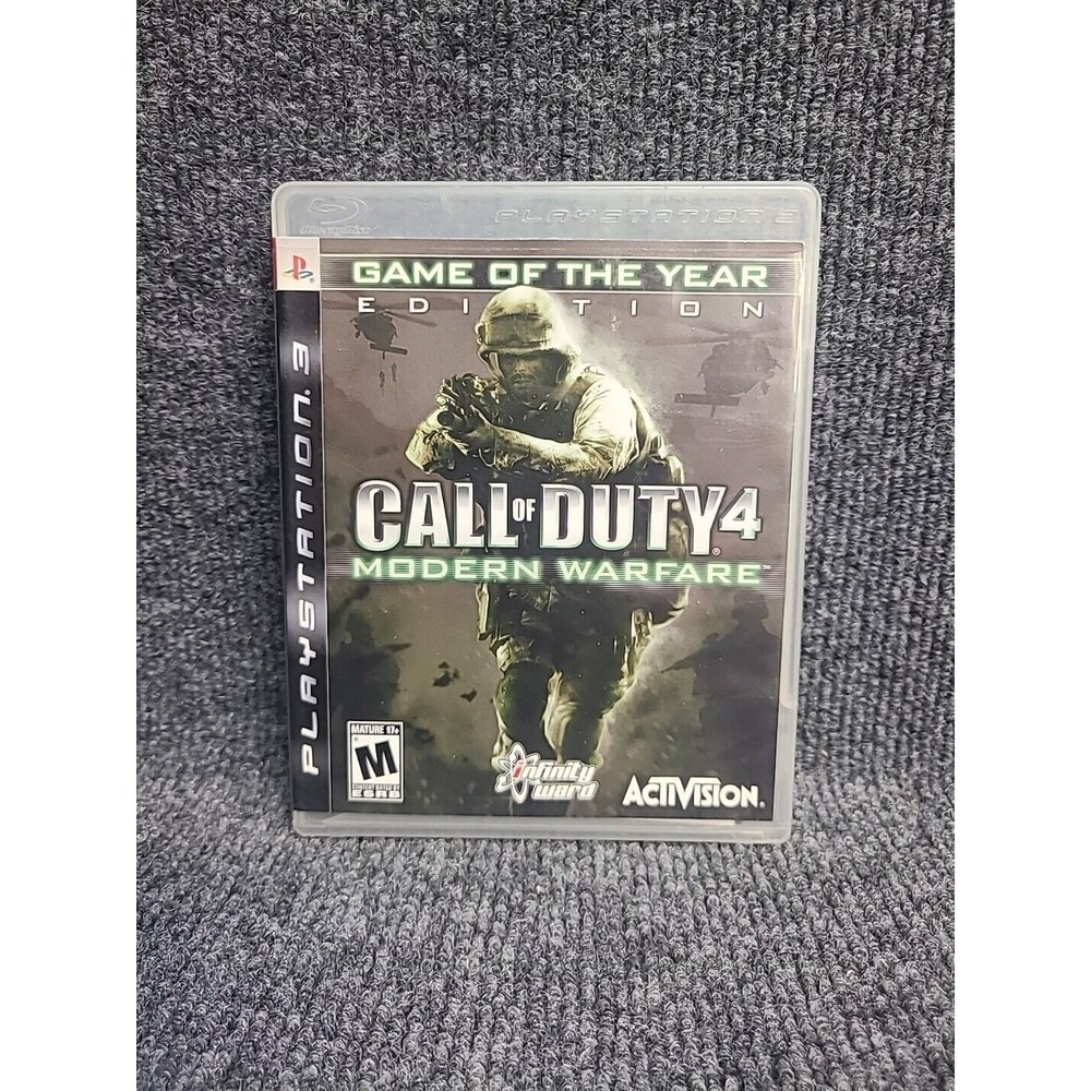 PS3 Call of Duty 4 Modern Warfare GOTY Edition PlayStation 3 Complete Tested